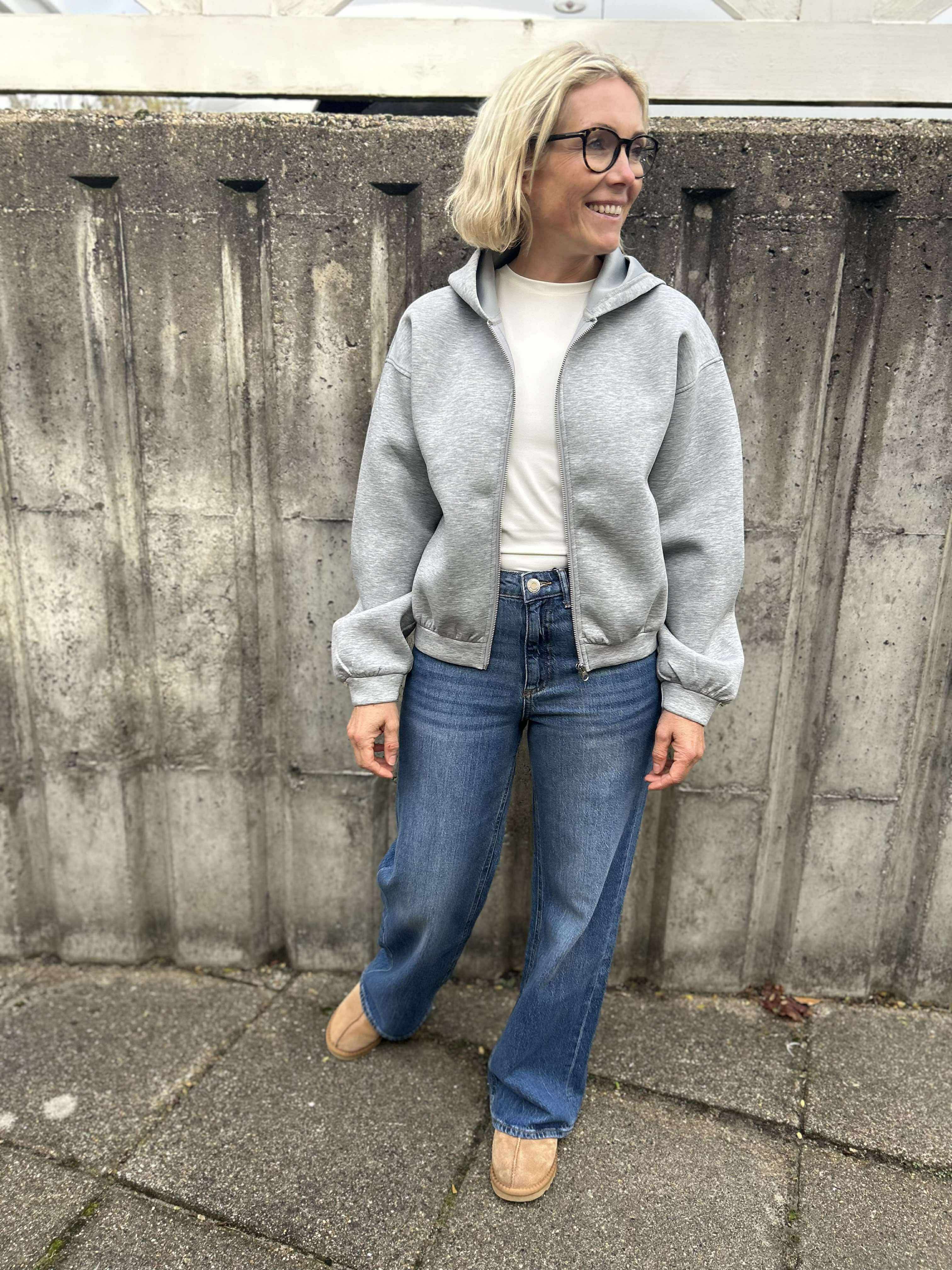 PCBUCUBA Sweatshirt - Light Grey Melange